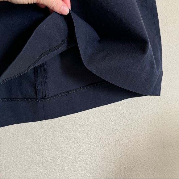 Everlane Almost Mini A-Line Skirt Navy 2 EUC Stretch - Picture 9 of 12